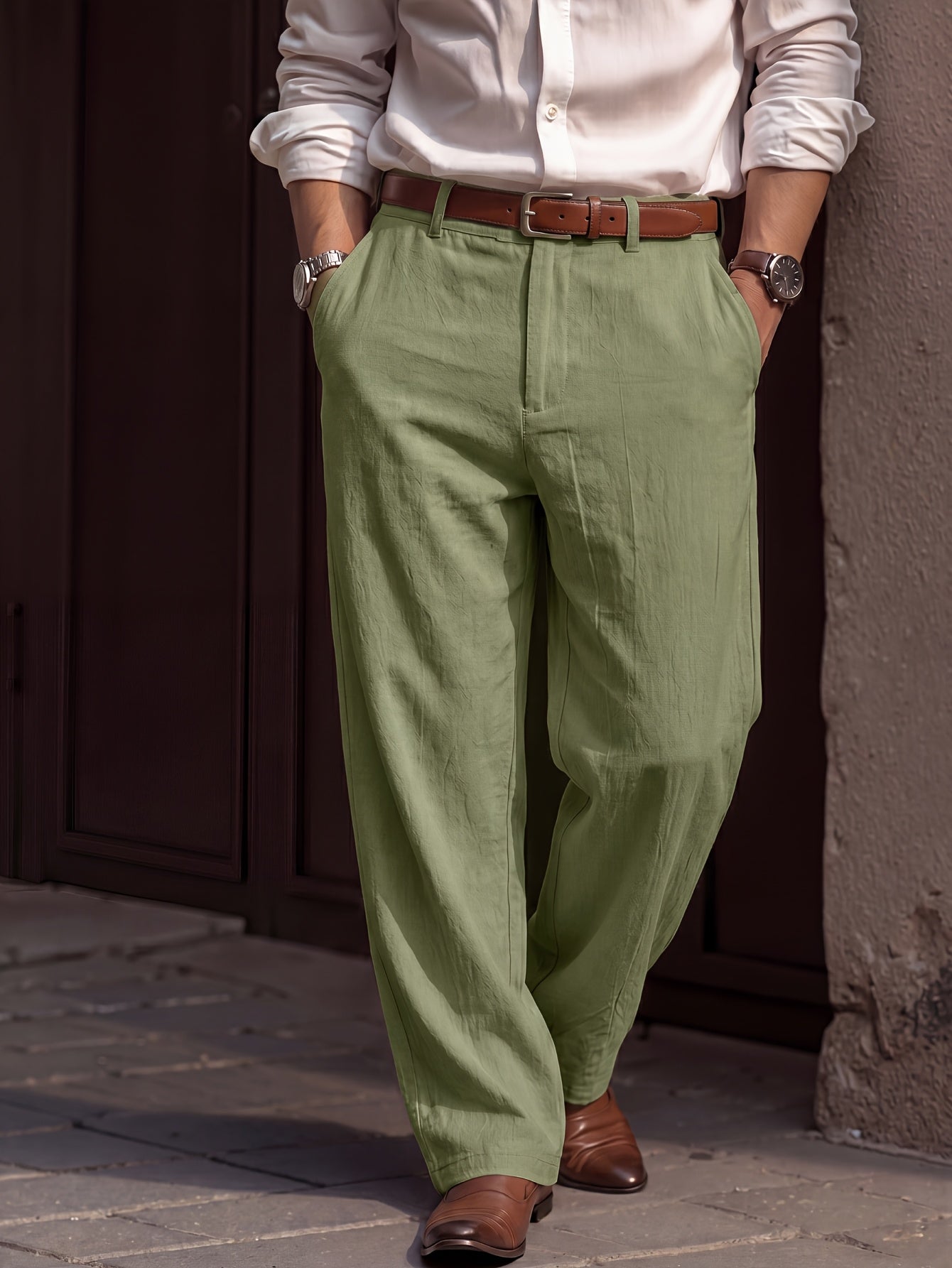 Wijde linnen broek heren - casual en nette gelegenheden