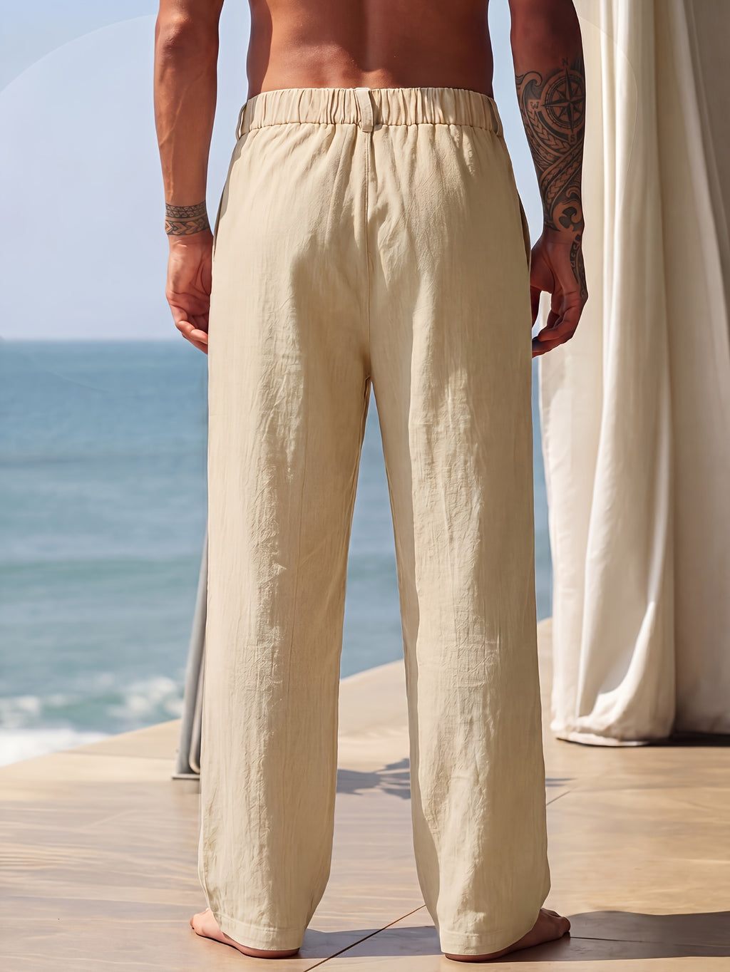 Linnen broek heren - old money zomer look